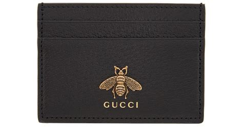 gucci card holder bumble bee|Gucci card holder sale clearance.